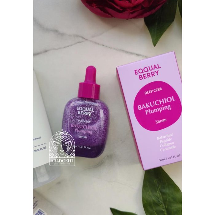 سرم باکوچیول پلامپینگ اکوال بری ضد چروک و ترمیم کننده پوست EQQUALBERRY Bakuchiol Plumping Serum