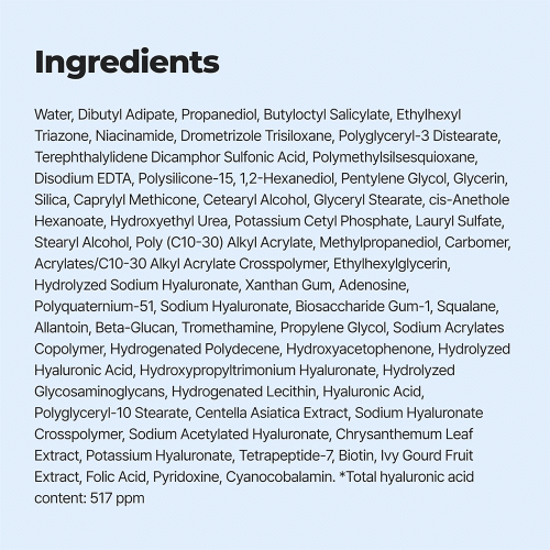 سرم ضد آفتاب آبرسان ریز مولکول هیالورونیک اسید ایزنتری Isntree Hyaluronic Acid Fresh Sun Serum