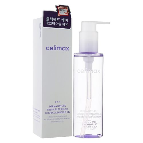 شوینده روغنی ضد جوش سرسیاه جوجوبا سلیمکس Celimax Derma Nature Fresh Blackhead Jojoba Cleansing Oil