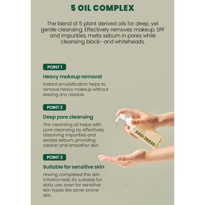 شوینده روغنی کاج سیکا 1% و پروبیوتیک سئول 1988 کی سکرت K-SECRET SEOUL 1988 Cleansing Oil Pine Cica 1% + Probiotics
