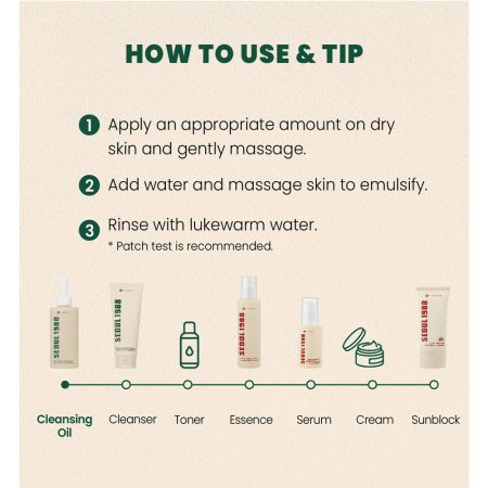 شوینده روغنی کاج سیکا 1% و پروبیوتیک سئول 1988 کی سکرت K-SECRET SEOUL 1988 Cleansing Oil Pine Cica 1% + Probiotics