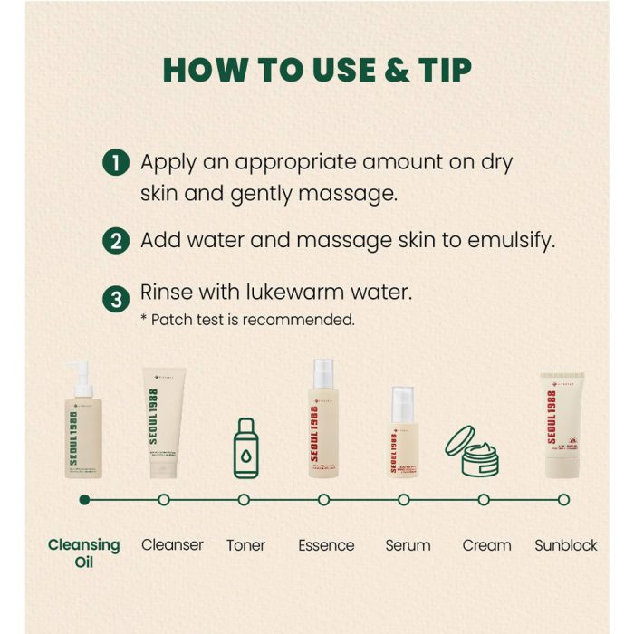 شوینده روغنی کاج سیکا 1% و پروبیوتیک سئول 1988 کی سکرت K-SECRET SEOUL 1988 Cleansing Oil Pine Cica 1% + Probiotics