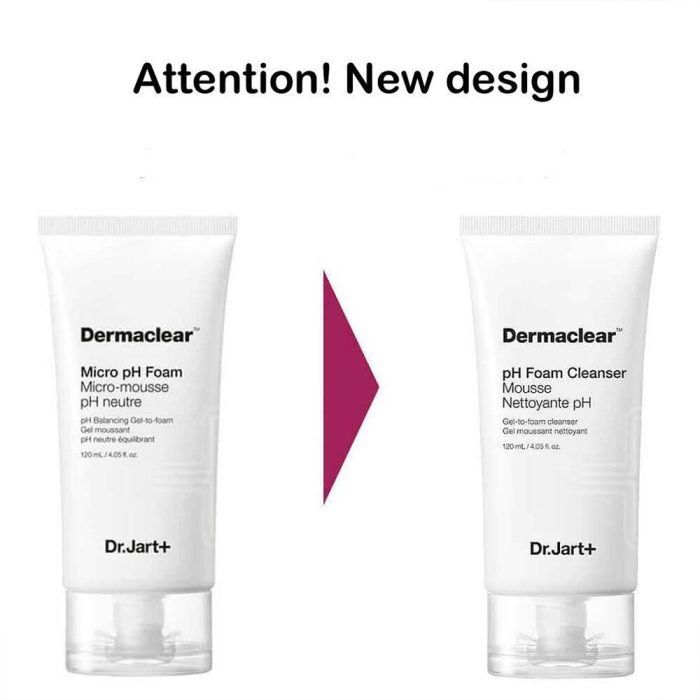 فوم شستشوی درما کلیر دکتر جارت متعادل کننده PH پوست Dr. Jart+ Dermaclear Micro pH Foam