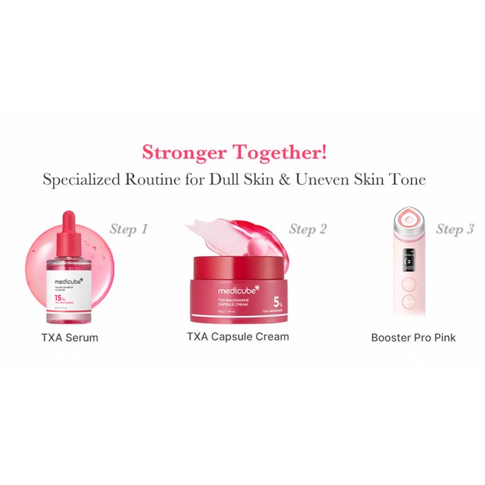کرم ضد لک و روشن کننده ترانگزامیک اسید و نیاسینامید مدی کیوب Medicube TXA Niacinamide Capsule Cream
