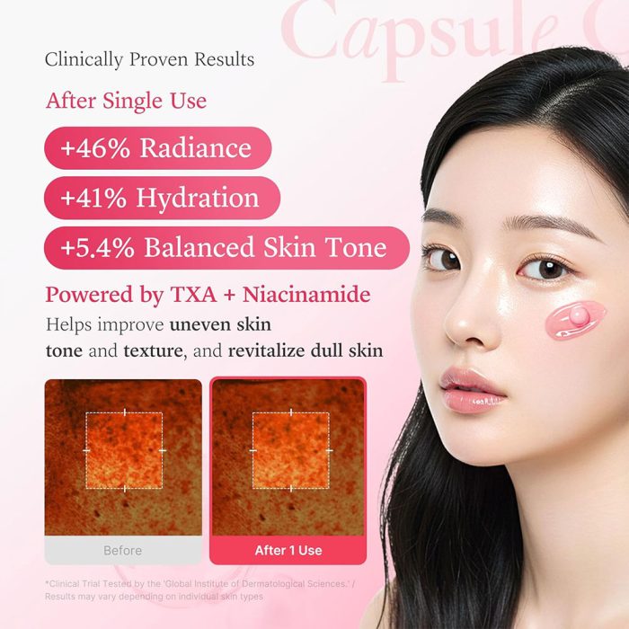 کرم ضد لک و روشن کننده ترانگزامیک اسید و نیاسینامید مدی کیوب Medicube TXA Niacinamide Capsule Cream