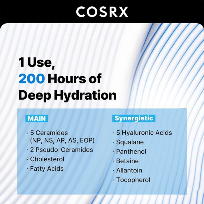 کرم مرطوب کننده سراماید و تقویت کننده بریر کوزارکس COSRX The Ceramide Skin Barrier Moisturizer