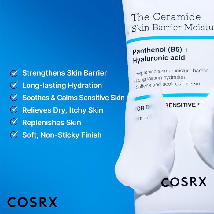 کرم مرطوب کننده سراماید و تقویت کننده بریر کوزارکس COSRX The Ceramide Skin Barrier Moisturizer