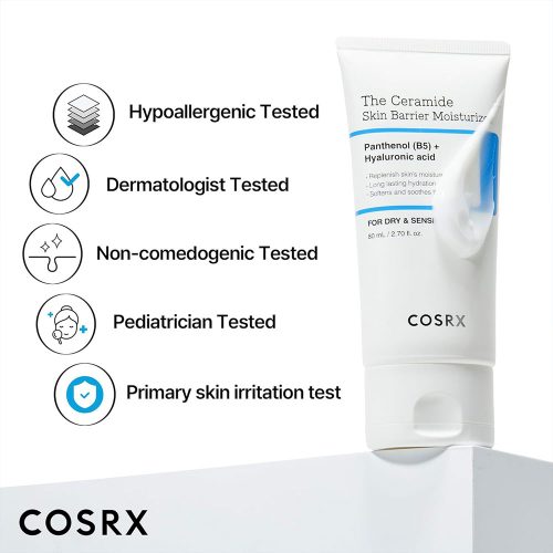 کرم مرطوب کننده سراماید و تقویت کننده بریر کوزارکس COSRX The Ceramide Skin Barrier Moisturizer