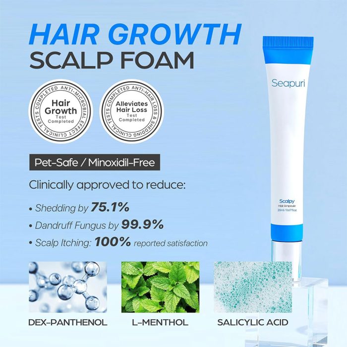 سرم ضد ریزش و تقویت کننده ریشه مو سی پوری Seapuri Scalpy Hair Serum