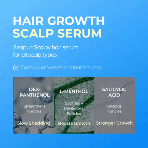 سرم ضد ریزش و تقویت کننده ریشه مو سی پوری Seapuri Scalpy Hair Serum