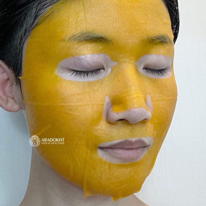 ماسک ورقه ای گلوتاتیون شماره 5 نامبوزین ضد لک و روشن کننده Numbuzin No.5 Vitamin Spotlight Sheet Mask