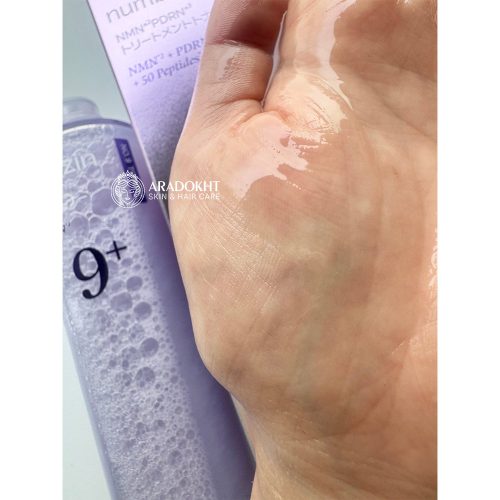 تونر پپتاید PDRN و +NAD شماره 9 نامبوزین درخشان تقویت کننده و ضد چروک Numbuzin No.9 NAD+ PDRN Glow Boosting Toner