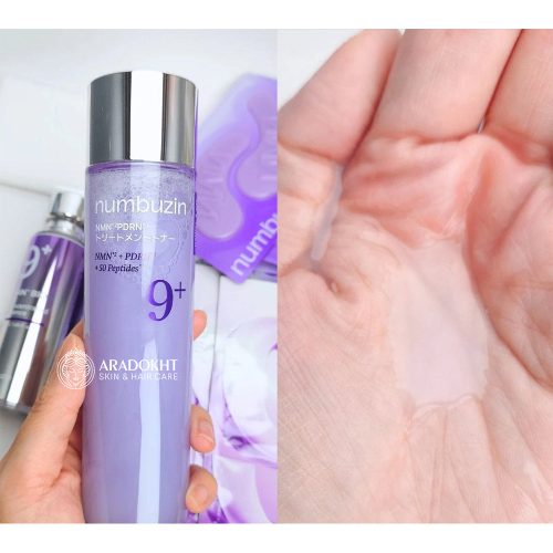 تونر پپتاید PDRN و +NAD شماره 9 نامبوزین درخشان تقویت کننده و ضد چروک Numbuzin No.9 NAD+ PDRN Glow Boosting Toner