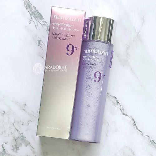 تونر پپتاید PDRN و +NAD شماره 9 نامبوزین درخشان تقویت کننده و ضد چروک Numbuzin No.9 NAD+ PDRN Glow Boosting Toner