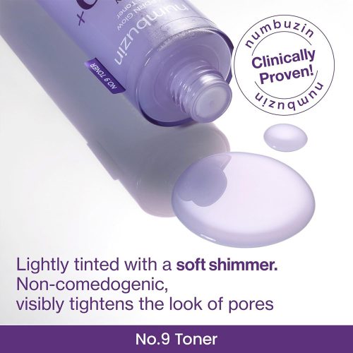 تونر پپتاید PDRN و +NAD شماره 9 نامبوزین درخشان تقویت کننده و ضد چروک Numbuzin No.9 NAD+ PDRN Glow Boosting Toner