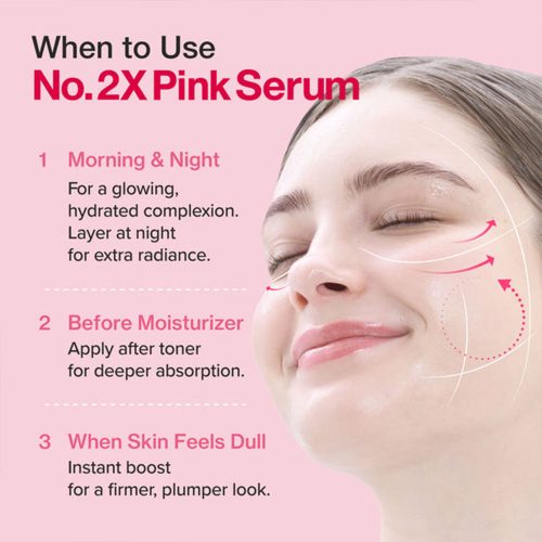 سرم PDRN رز کلاژن 2x شماره 2 نامبوزین حجم دهنده و جوانساز پوست NUMBUZIN No. 2 Rose PDRN Collagen 2X Plumping Serum