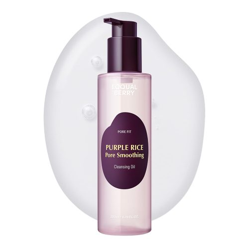 شوینده روغنی کنترل منافذ برنج بنفش اکوال بری EQQUALBERRY Purple Rice Pore Smoothing Cleansing Oil