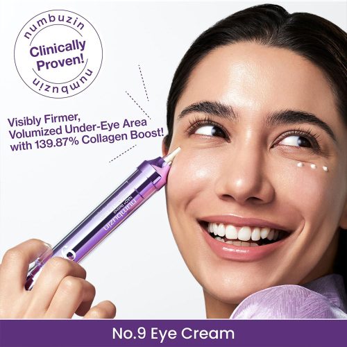 کرم دور چشم +NAD و رتینول شماره 9 نامبوزین ضد چروک و روشن کننده NUMBUZIN No.9 NAD+ Retinol Volumetox Eye Cream