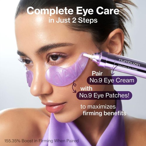 کرم دور چشم +NAD و رتینول شماره 9 نامبوزین ضد چروک و روشن کننده NUMBUZIN No.9 NAD+ Retinol Volumetox Eye Cream