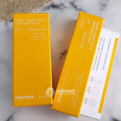 کرم ضد لک و کنترل منافذ سلیمکس روشن کننده پوست Celimax Pore+Dark Spot Brightening Cream