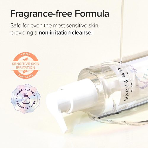 شوینده روغنی گلوتاتیون برنج مری اند می لایه بردار ملایم و روشن کننده پوست Mary&May Rice Glutathione LHA Cleansing Oil