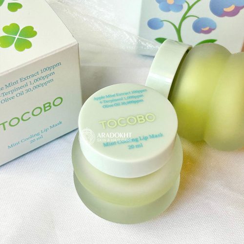 ماسک لب نعناع توکوبو تسکین دهنده و خنک کننده TOCOBO Mint Cooling Lip Mask
