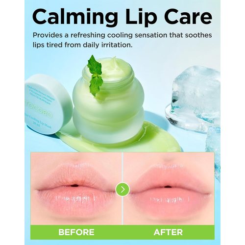 ماسک لب نعناع توکوبو تسکین دهنده و خنک کننده TOCOBO Mint Cooling Lip Mask