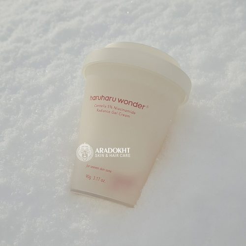 ژل کرم سنتلا و نیاسینامید 5 درصد هاروهارو واندر تسکین دهنده و روشن کننده پوست HARUHARU wonder Centella 5% Niacinamide Radiance Gel Cream