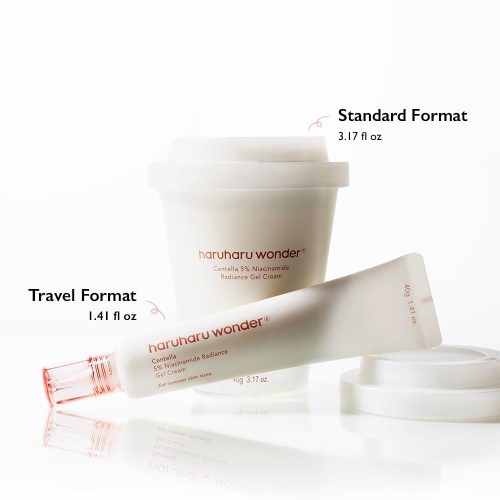 ژل کرم سنتلا و نیاسینامید 5 درصد هاروهارو واندر تسکین دهنده و روشن کننده پوست HARUHARU wonder Centella 5% Niacinamide Radiance Gel Cream