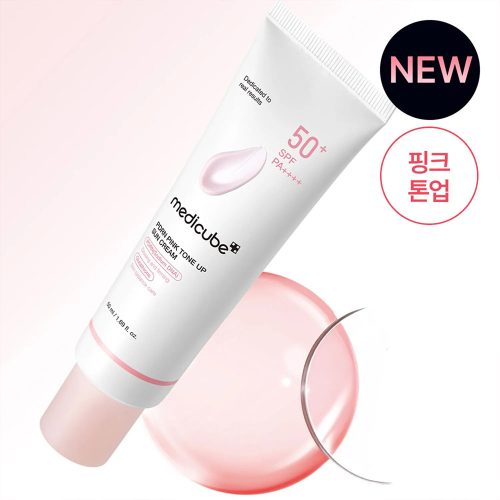 کرم ضد آفتاب تون آپ PDRN مدی کیوب Medicube PDRN Pink Tone Up Sun Cream
