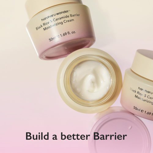کرم مرطوب کننده 5 سراماید برنج سیاه هاروهارو واندر تقویت کننده سد دفاعی پوست HARUHARU Wonder Black Rice 5 Ceramide Barrier Moisturizing Cream