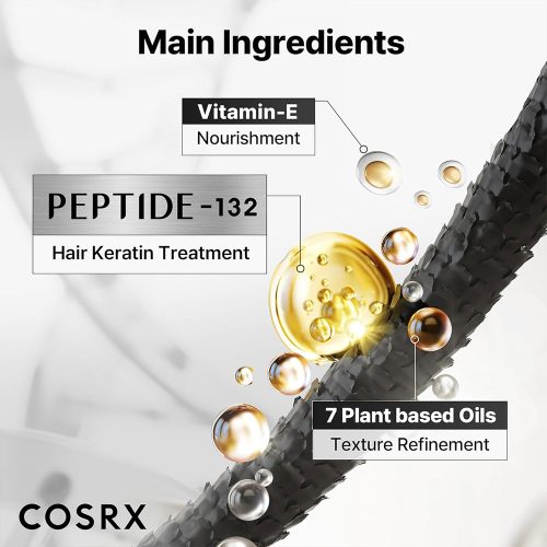 روغن موی ترمیم کننده پپتاید 132 کوزارکس COSRX PEPTIDE 132 Hair Bonding Oil Serum