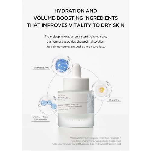 سرم ضد چروک و تسکین دهنده ماتریکسیل 10 اسکین 1004 SKIN1004 Centella Matrixyl 10 Boosting Shot Ampoule