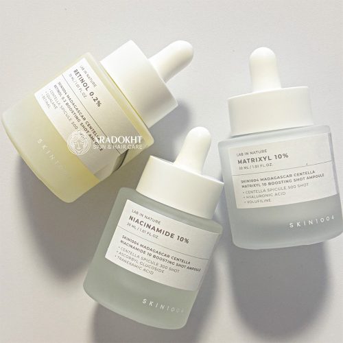 سرم ضد چروک و تسکین دهنده ماتریکسیل 10 اسکین 1004 SKIN1004 Centella Matrixyl 10 Boosting Shot Ampoule