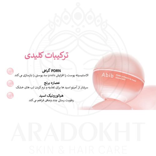 ماسک لب کلاژن و PDRN ابیب Abib PDRN Collagen Lip Mask Glazed Jelly
