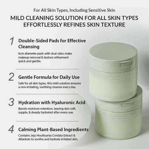 پد پاک کننده ملایم سلیمکس Celimax Ji.Woo.Gae One Step Mild Cleansing Pad