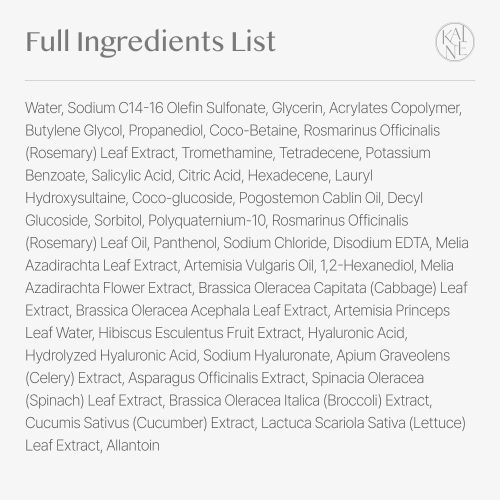 ژل شوینده ضد جوش و تسکین دهنده رزماری کین KAINE Rosemary Relief Gel Cleanser