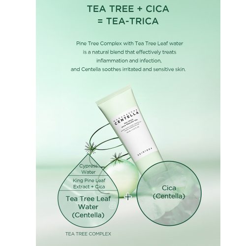 ژل پیلینگ ضد جوش تی تریکا اسکین 1004 SKIN 1004 Madagascar Centella Tea-Trica Mild Peeling Gel