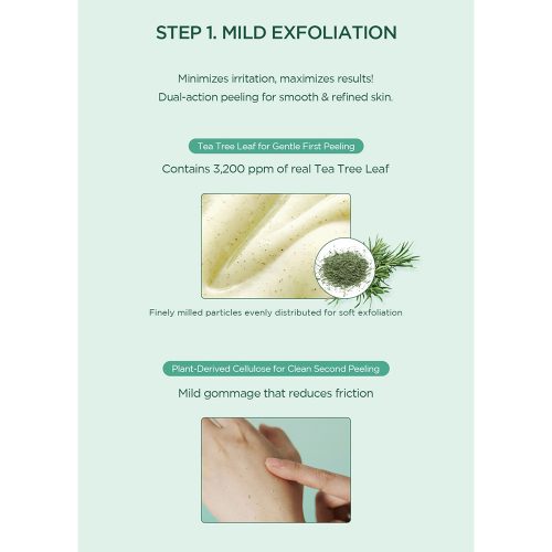 ژل پیلینگ ضد جوش تی تریکا اسکین 1004 SKIN 1004 Madagascar Centella Tea-Trica Mild Peeling Gel