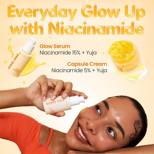کرم کپسولی یوجا نیاسینامید 5% کی سکرت ضد لک و روشن کننده پوست K-SECRET SEOUL 1988 Capsule Cream Niacinamide 5% + Yuja