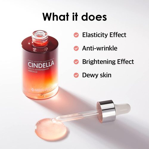 آمپول مولتی آنتی اکسیدان مدی پیل ضد چروک، جوانساز و روشن کننده پوست MEDI-PEEL Cindella Multi-antioxidant Ampoule