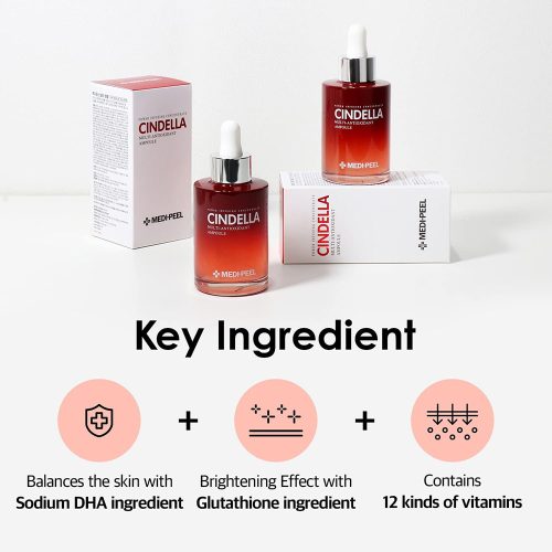 آمپول مولتی آنتی اکسیدان مدی پیل ضد چروک، جوانساز و روشن کننده پوست MEDI-PEEL Cindella Multi-antioxidant Ampoule