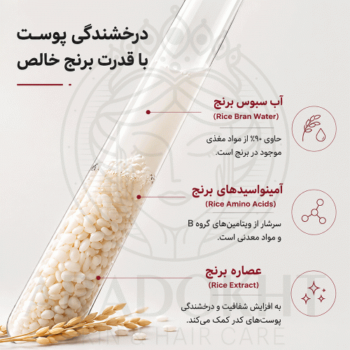 تونر پیل شات برنج دکتر ملاکسین لایه بردار و روشن کننده پوست Dr.Melaxin Peel Shot Glow White Rice Toner