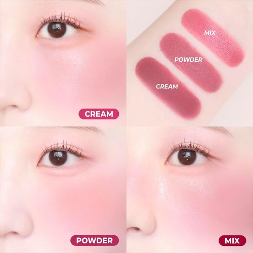 رژ گونه پودری کرمی میوه ای کالرگرام COLORGRAM TINTIN DORY DUO BLUSHER