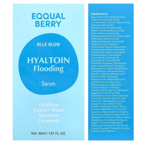 سرم آبرسان و تسکین دهنده هیالتوئین اکوال بری EQQUALBERRY Hyaltoin Flooding Serum