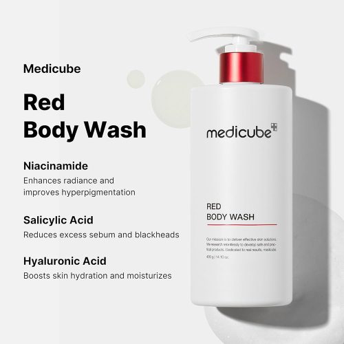 شوینده بدن ضد جوش و آکنه مدی کیوب Medicube Red Body Wash