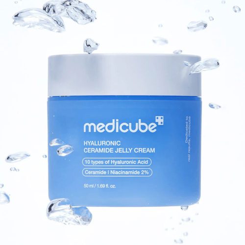 ژل کرم هیالورونیک اسید و سراماید مدی کیوب Medicube Hyaluronic Ceramide Jelly Cream