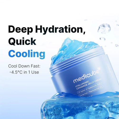 ژل کرم هیالورونیک اسید و سراماید مدی کیوب Medicube Hyaluronic Ceramide Jelly Cream