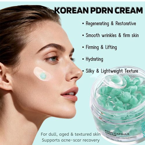کرم کپسولی PDRN 100 وی تی کازمتیک ضد چروک، جوانساز و ترمیم کننده پوست VT PDRN Capsule Cream 100