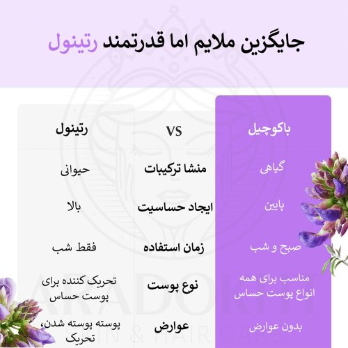 کرم کپسولی باکوچیول پلامپینگ اکوال بری ضد چروک و جوانساز پوست EQQUALBERRY Bakuchiol Plumping Capsule Cream